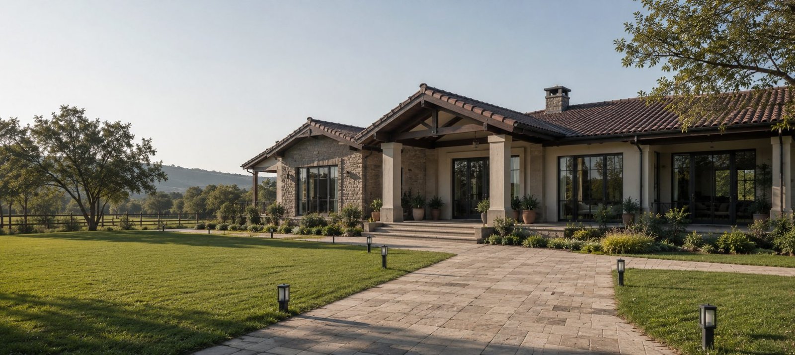 We can build modern farmhouses that embrace nature while still offering luxurious living